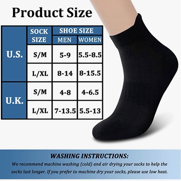 Compression Socks for Women & Men Circulation 15-20 mmHg (COPY) - Picture 3 of 3